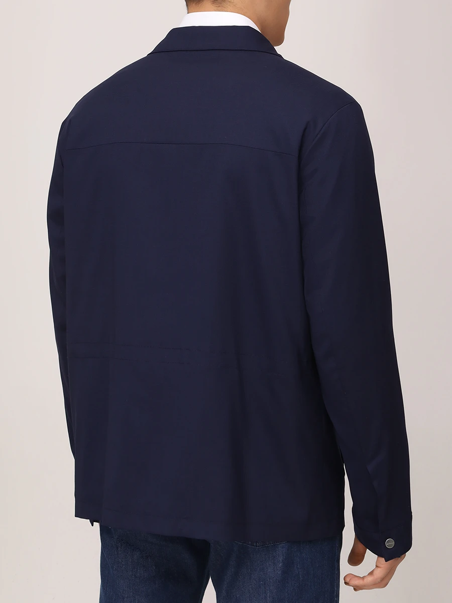 Куртка шерстяная KITON UW2077V0835F01006 Синий  Фото 3
