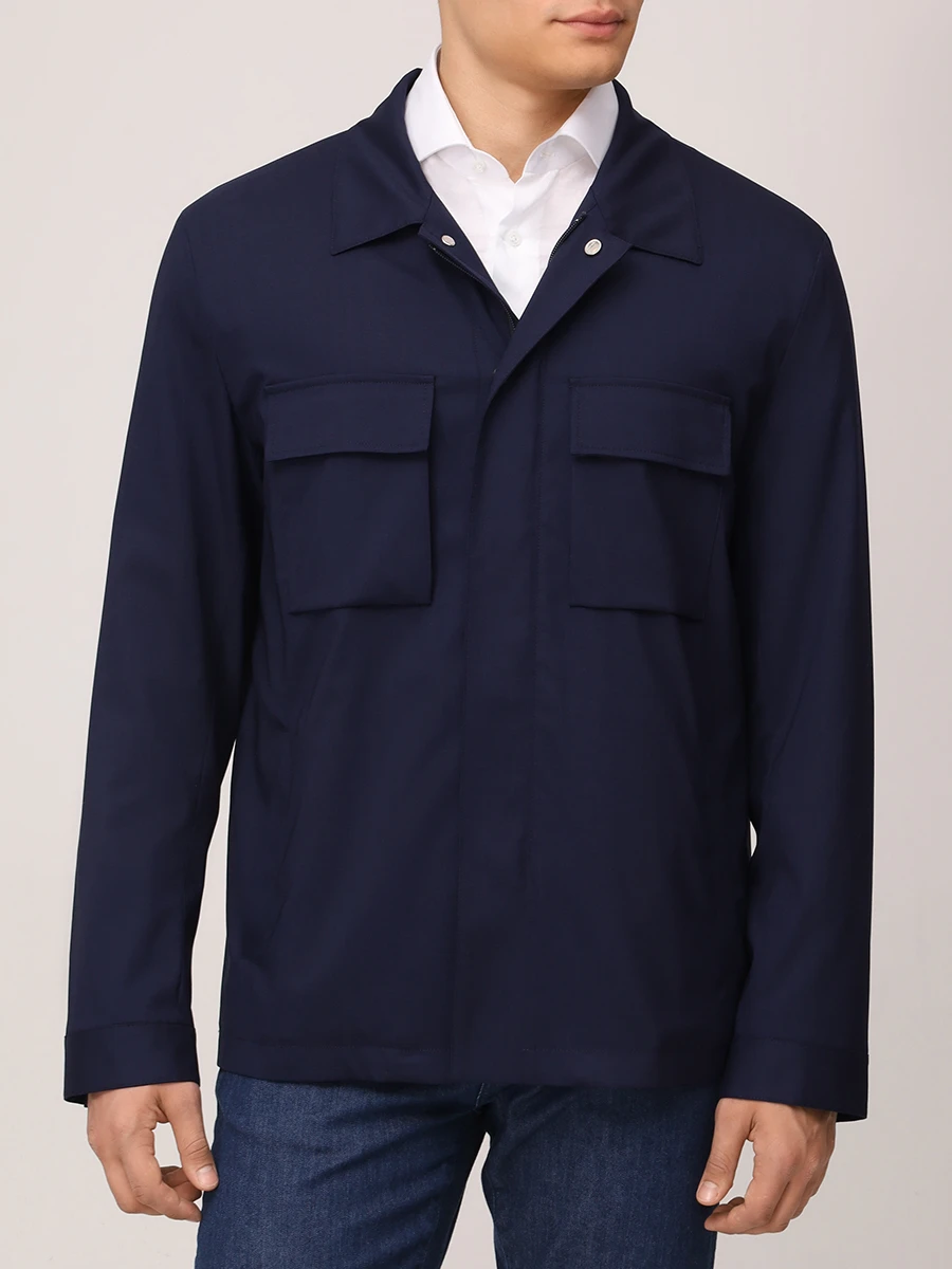 Куртка шерстяная KITON UW2077V0835F01006 Синий  Фото 4