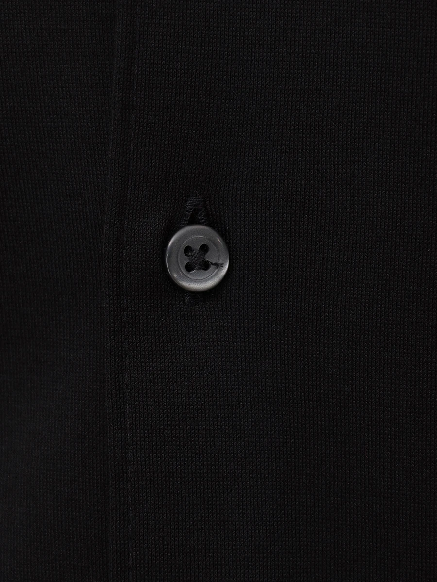 Рубашка Slim Fit хлопковая BARBA 74001/60510/0099 Черный  Фото 6