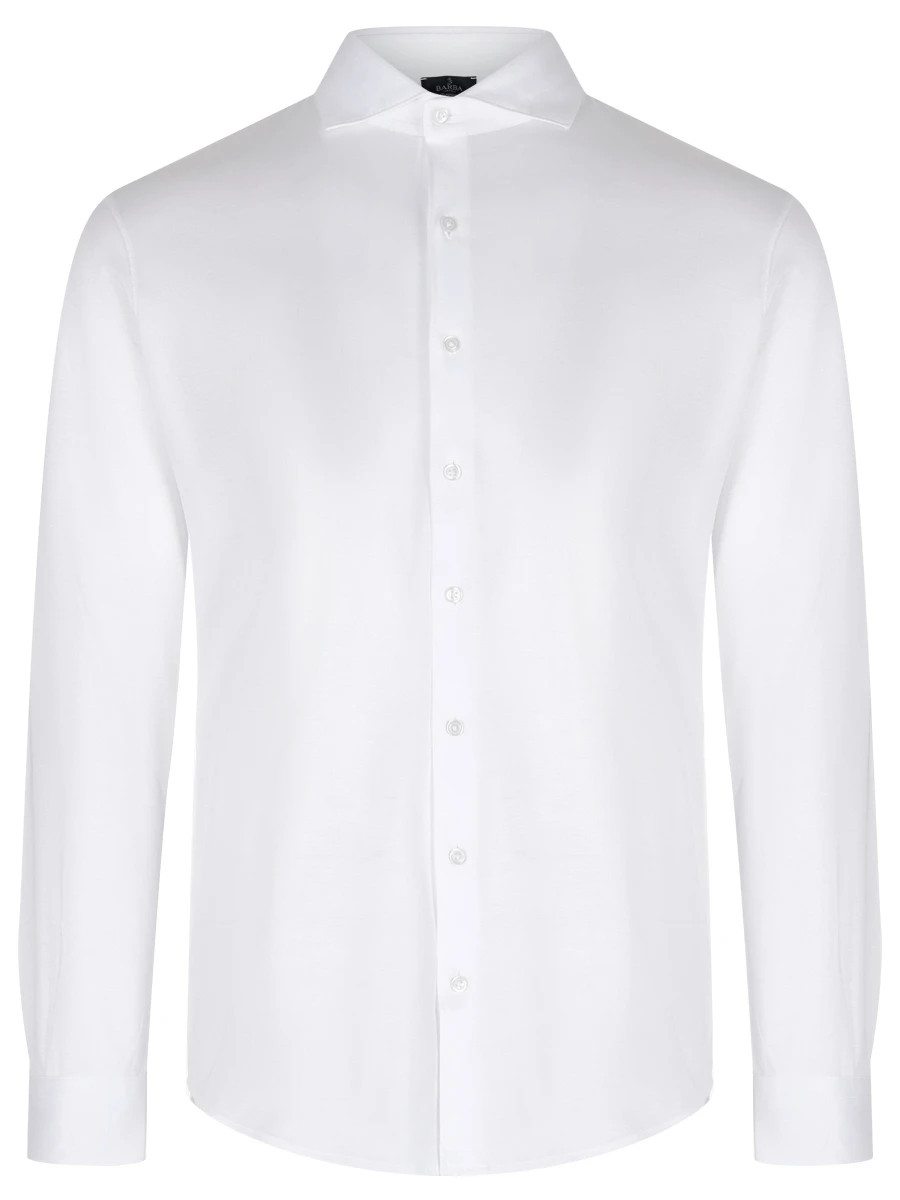Рубашка Slim Fit хлопковая BARBA 74001/60510/0001 Белый 