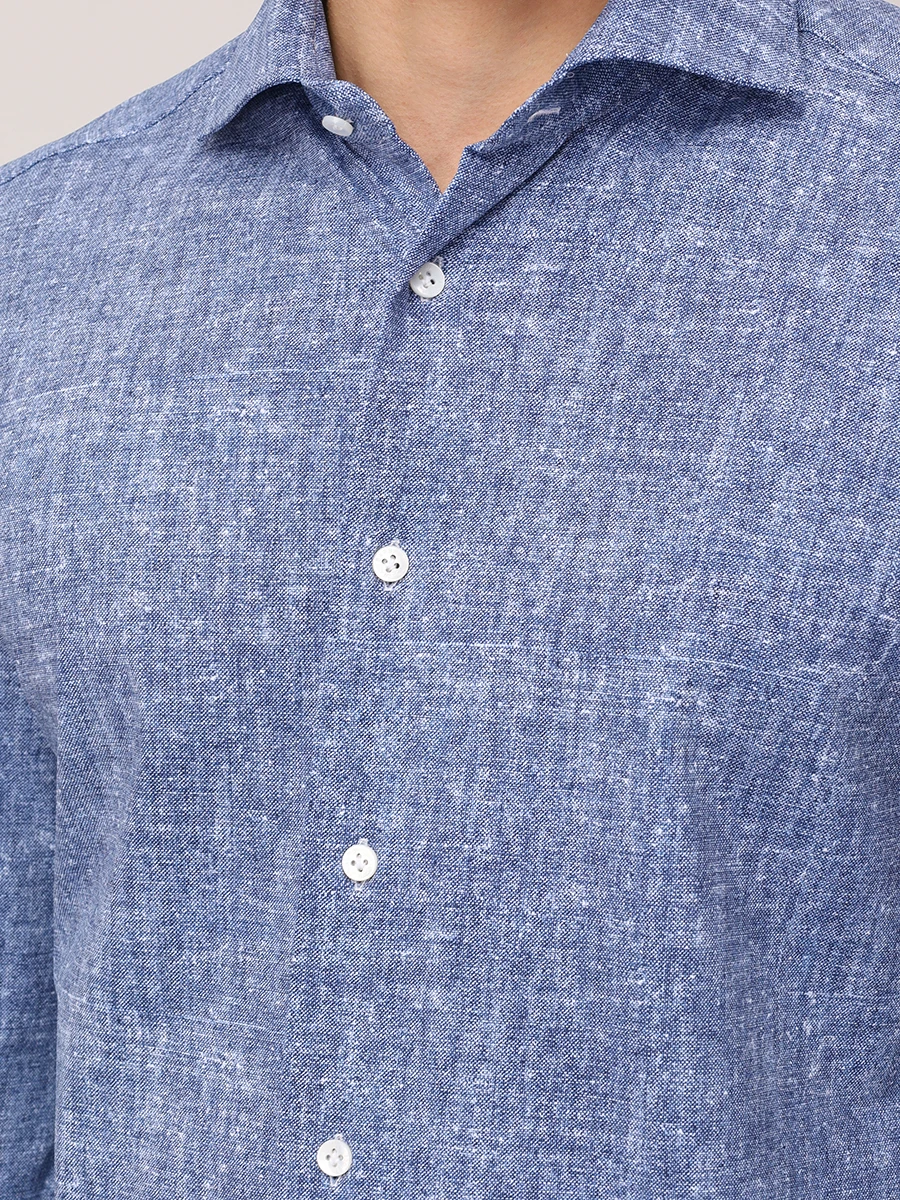 

Рубашка однотонная, Синий, CKU13P0147084/0001