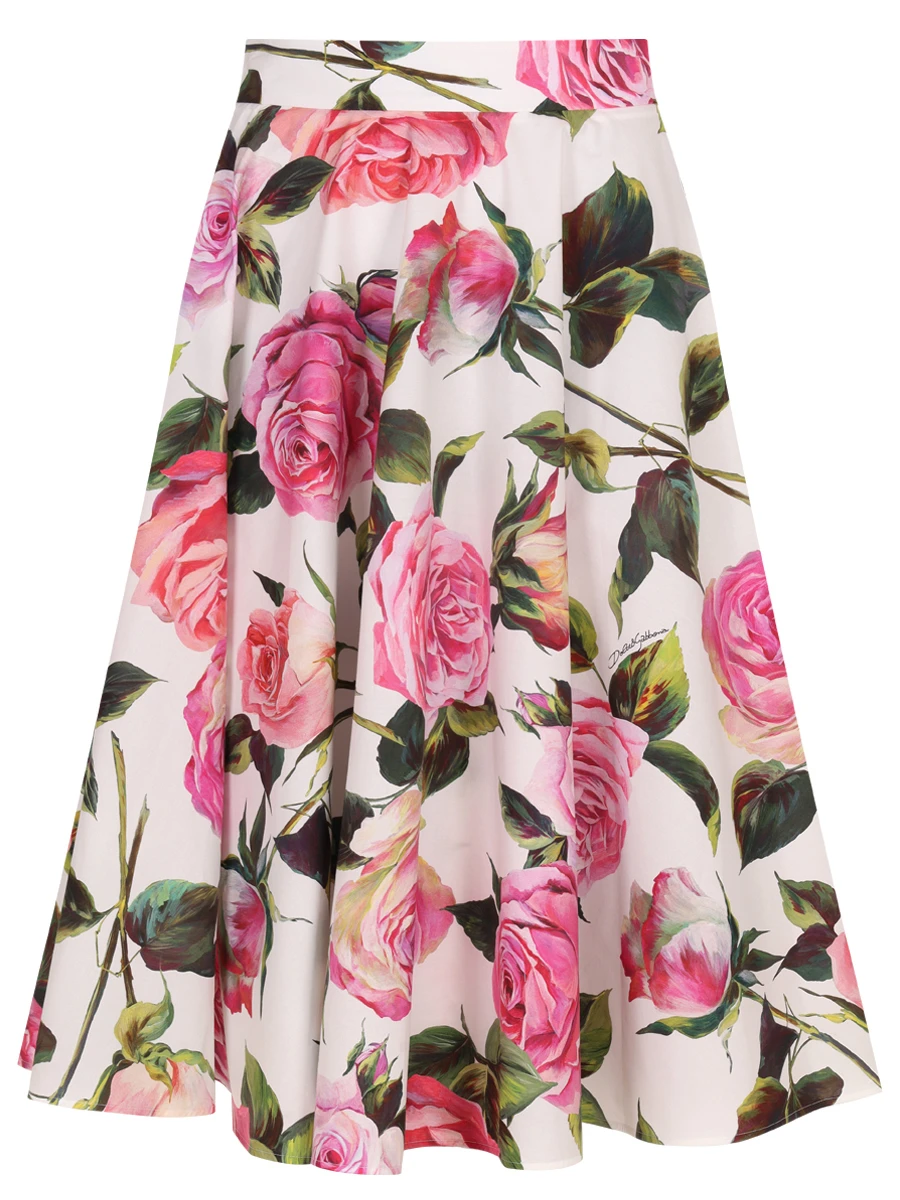 

Юбка хлопковая, Цветочный принт, F4C1XT HS5S4 HA5IG