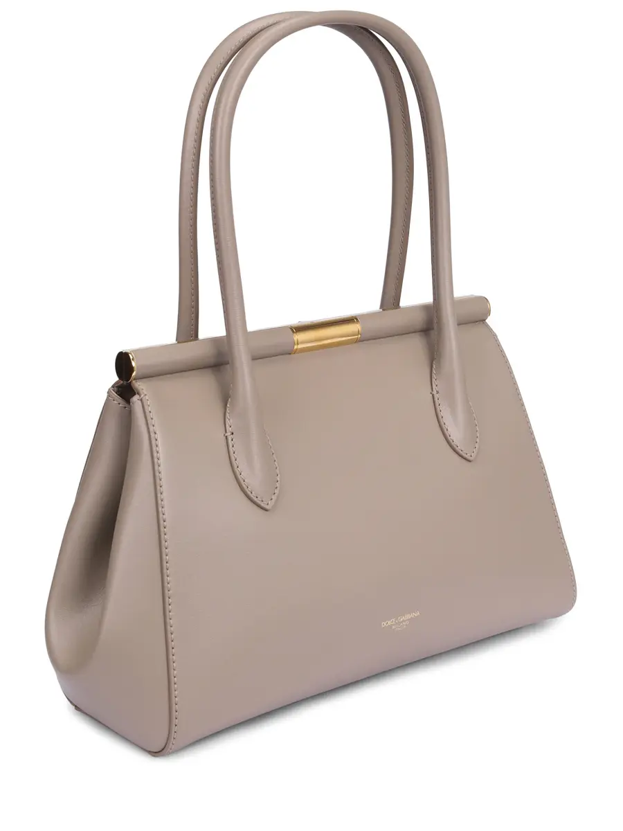 Сумка кожаная Marlene DOLCE & GABBANA BB7734 A3G19 8I399 Бежевый  Фото 3
