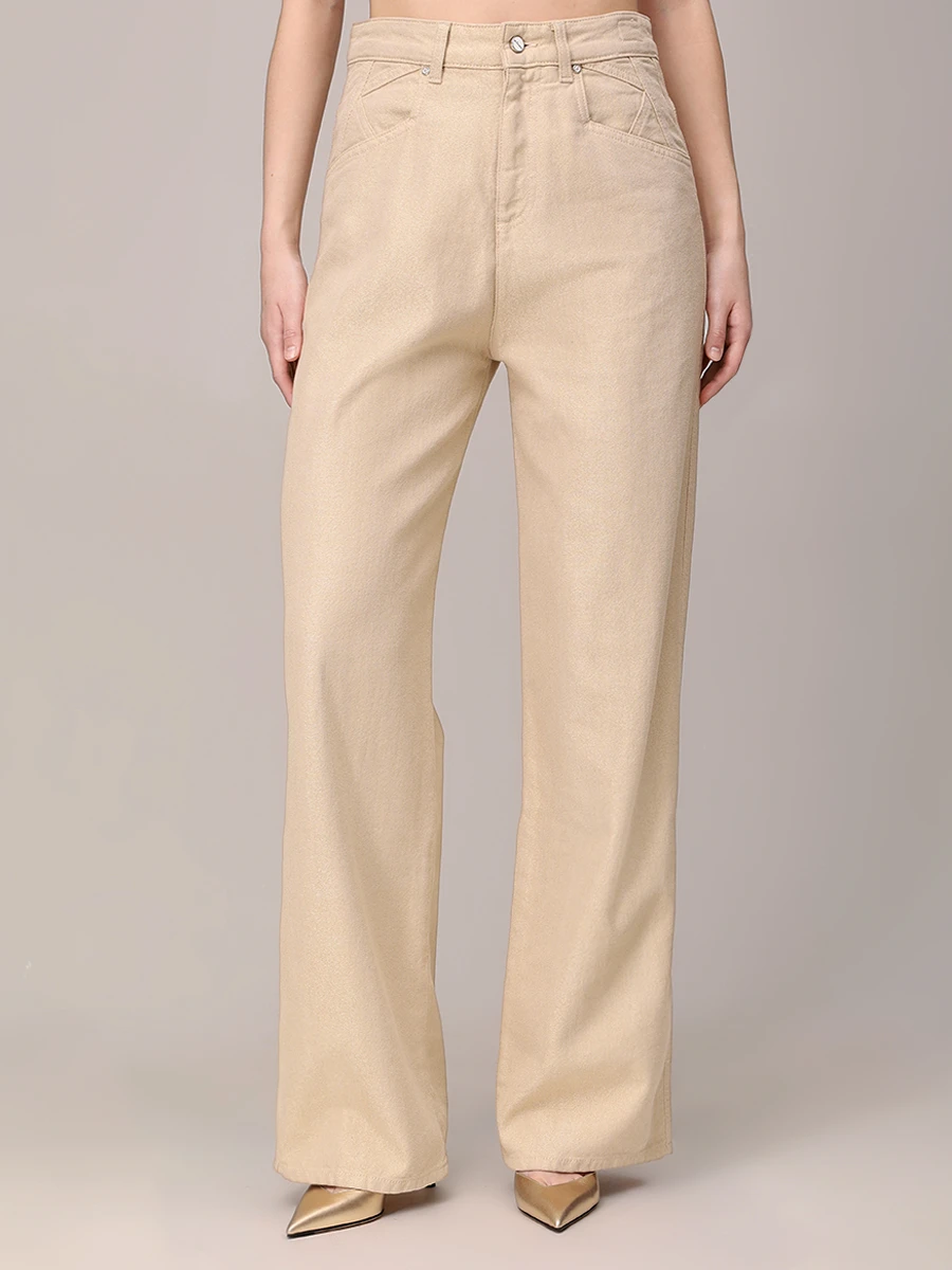 Джинсы хлопковые KITON DJ53102K0929F03006 Золотой  Фото 4