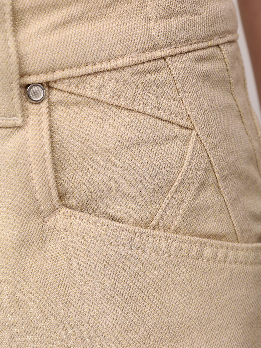 Джинсы хлопковые KITON DJ53102K0929F03006 Золотой  Фото 6