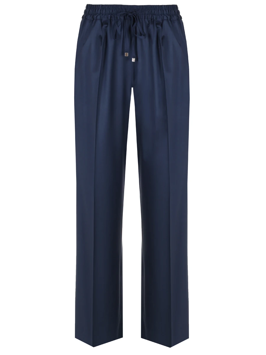 Брюки шерстяные KITON D48122K0102401000 Синий 
