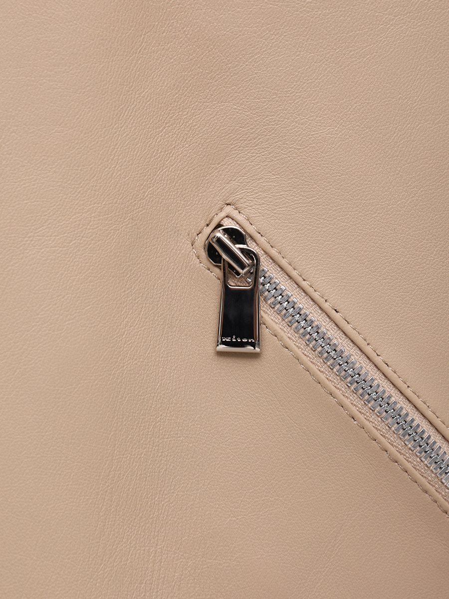 Куртка кожаная KITON D59674K0920F029 Бежевый  Фото 6