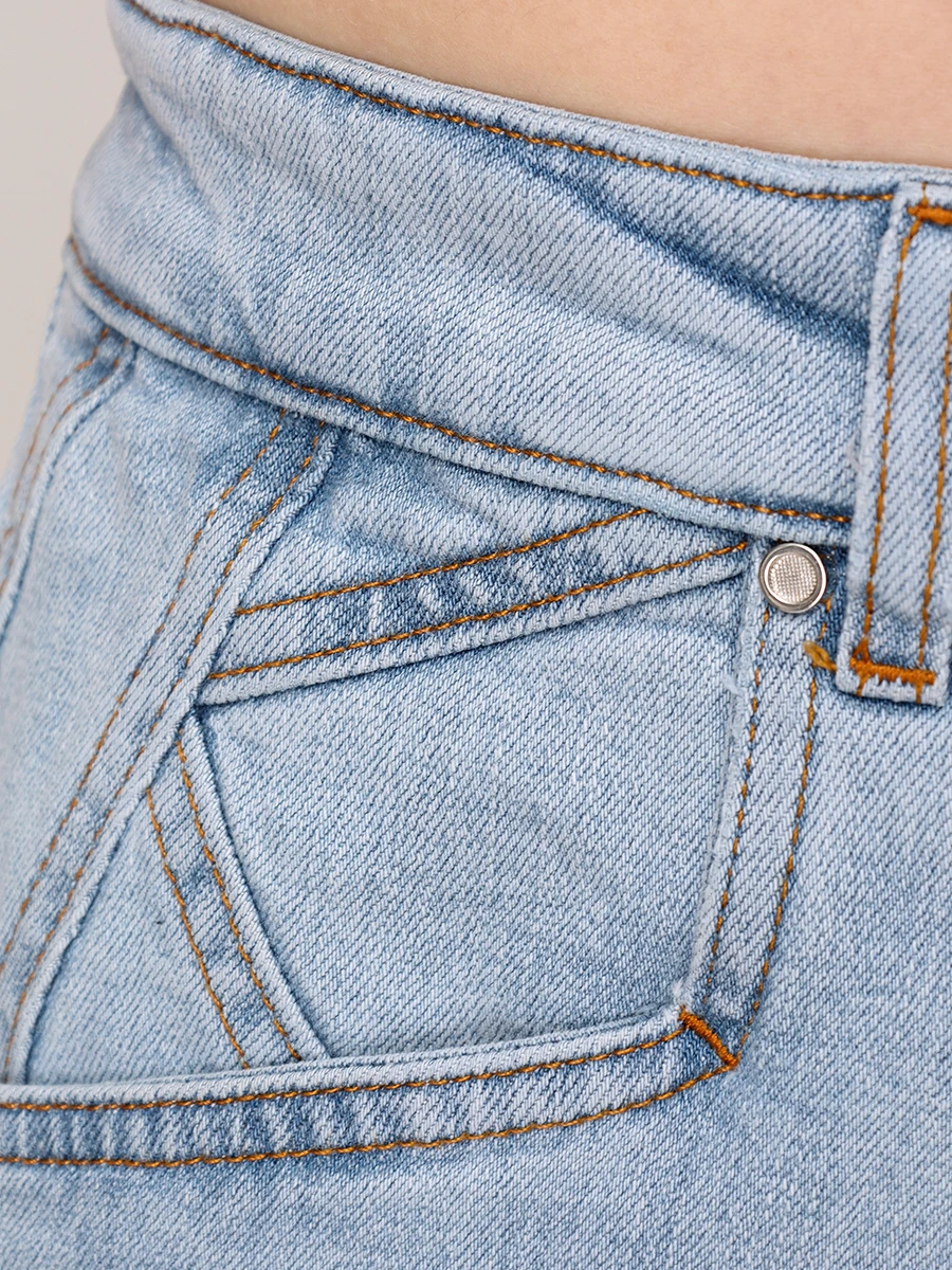 Джинсы хлопковые KITON DJ53102K0930F0100A Голубой  Фото 6