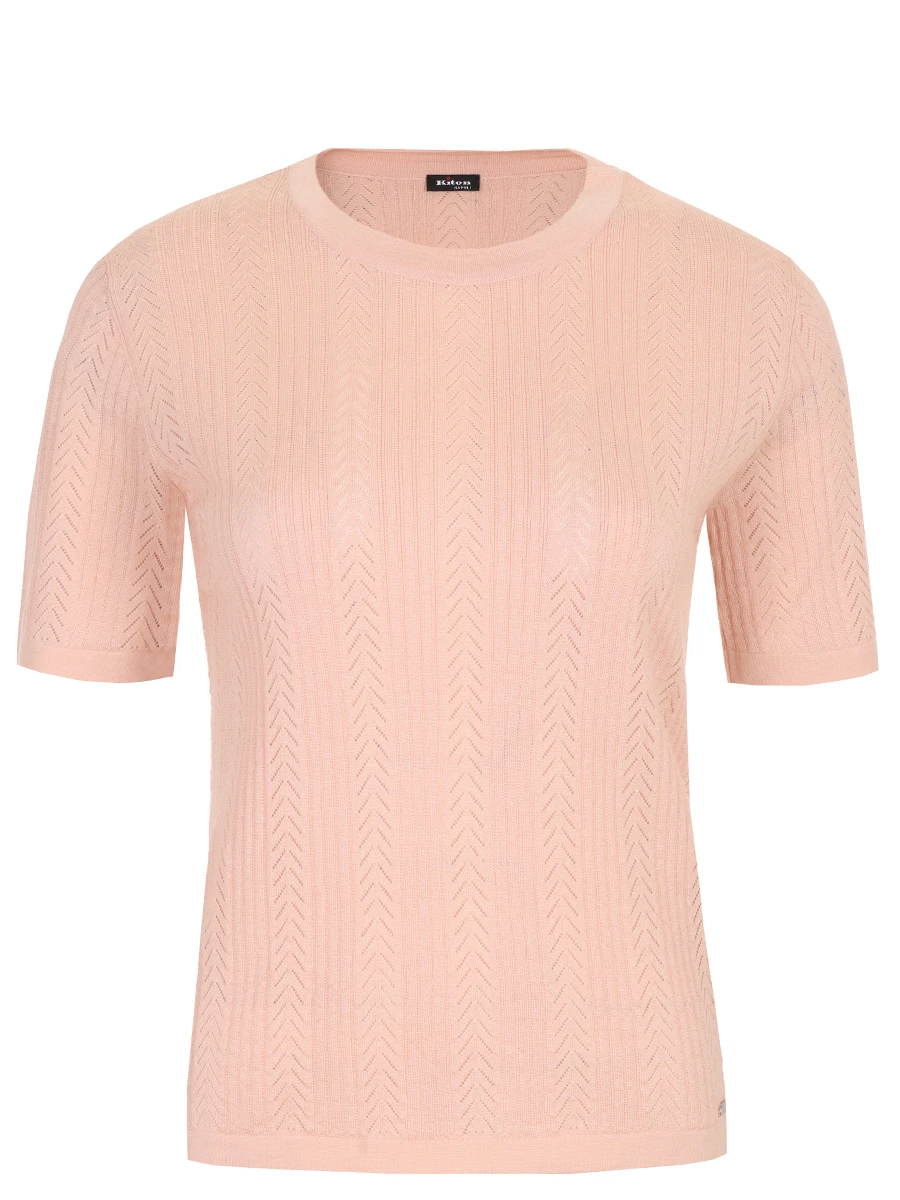 Джемпер из кашемира и шелка KITON D597211243700C Розовый 