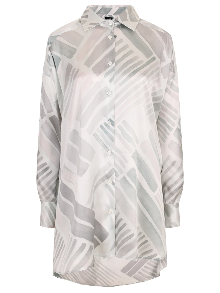 

Блуза шелковая, Принт, D51402K0926E0300P Светло-