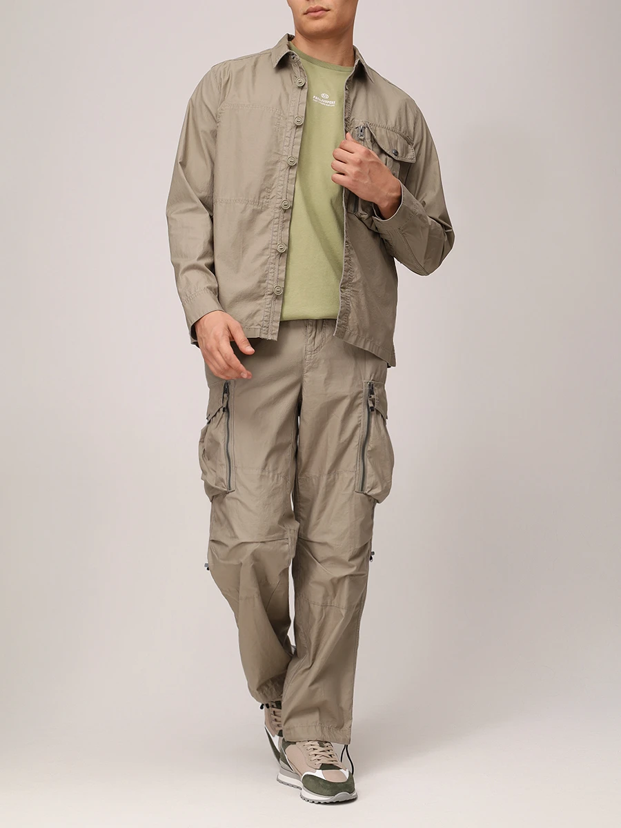 Костюм хлопковый PARAJUMPERS 25SMPMSITW02/25SMPMPATW06 327 Хаки  Фото 2
