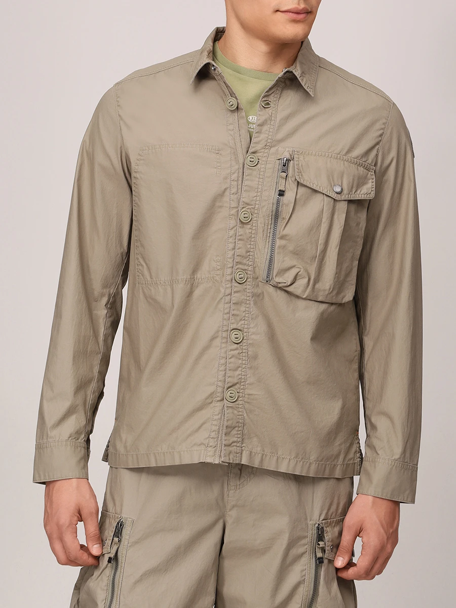 Костюм хлопковый PARAJUMPERS 25SMPMSITW02/25SMPMPATW06 327 Хаки  Фото 4