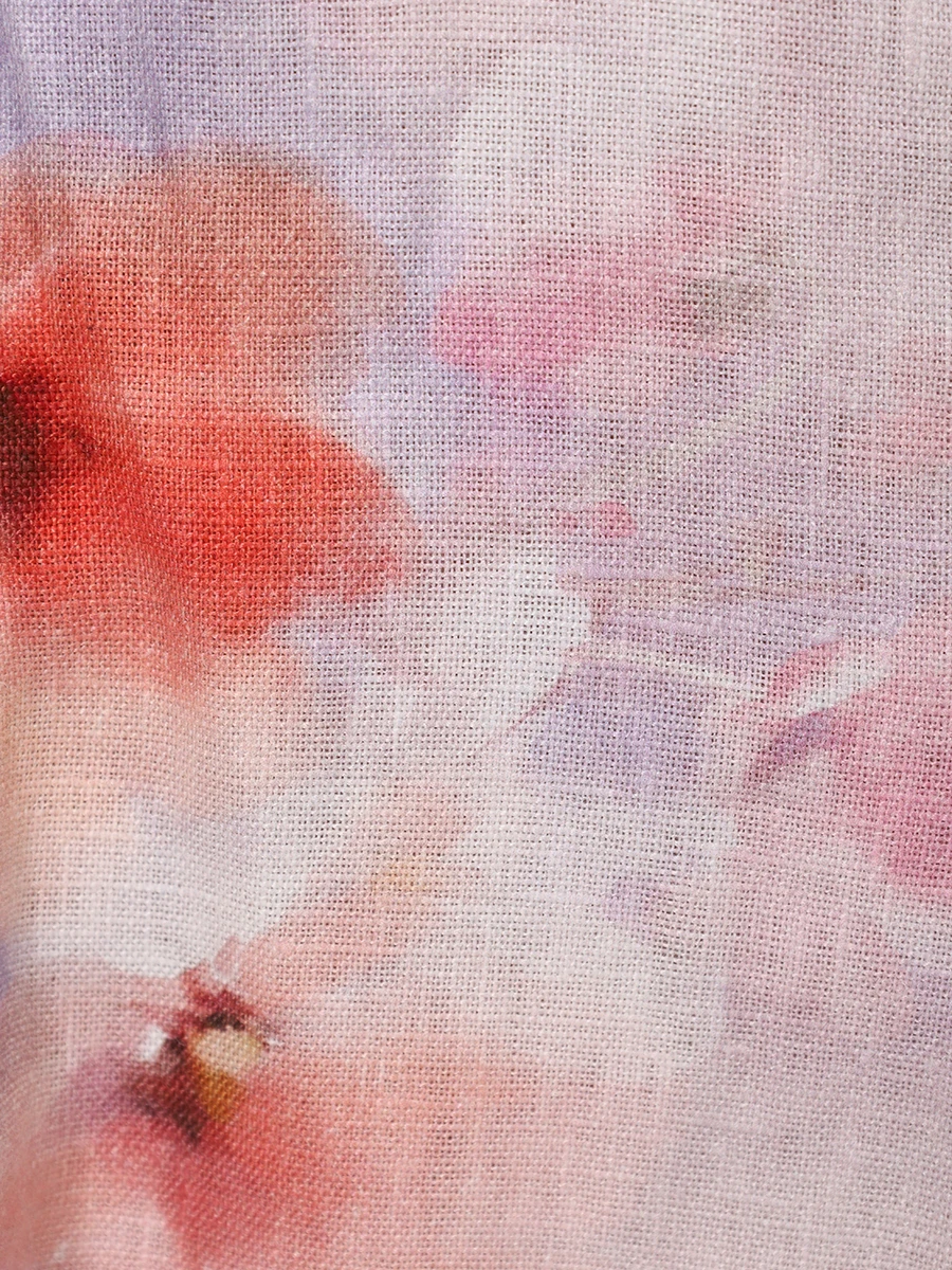 Платье льняное ZIMMERMANN 2344DR251 Мультиколор  Фото 5