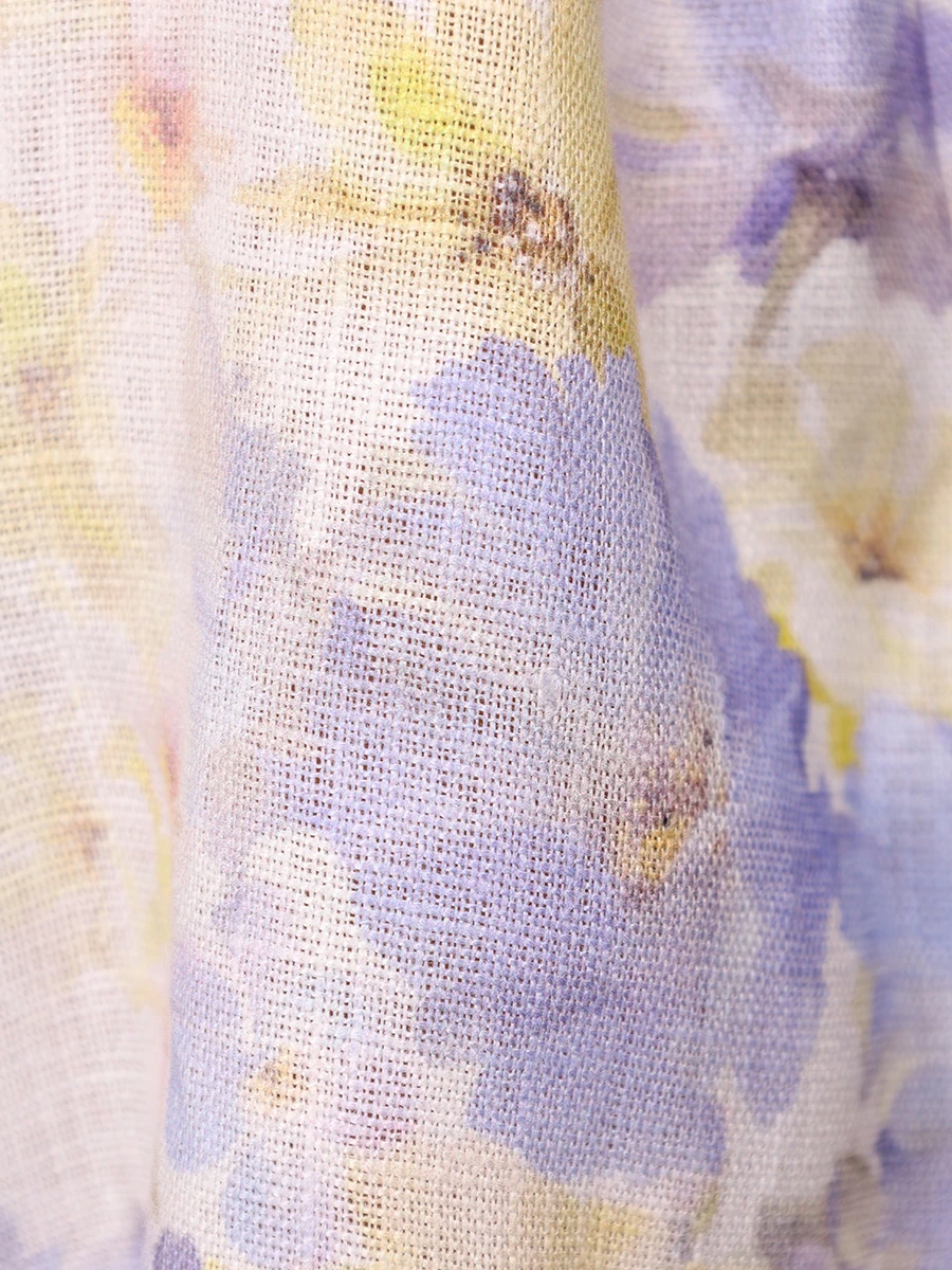 Платье льняное ZIMMERMANN 9142DR251 Мультиколор  Фото 6