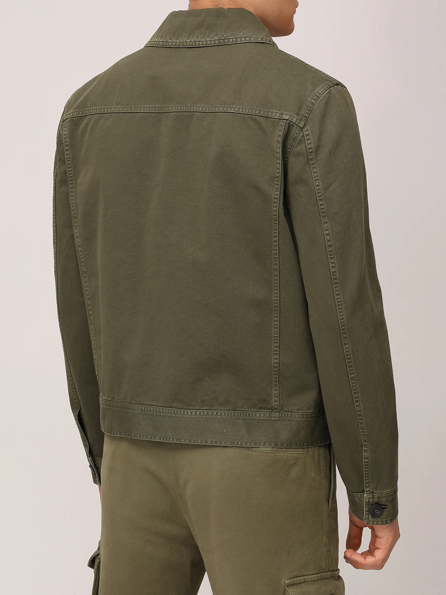 Куртка джинсовая KITON UW2122V0850F06001 Зеленый  Фото 3