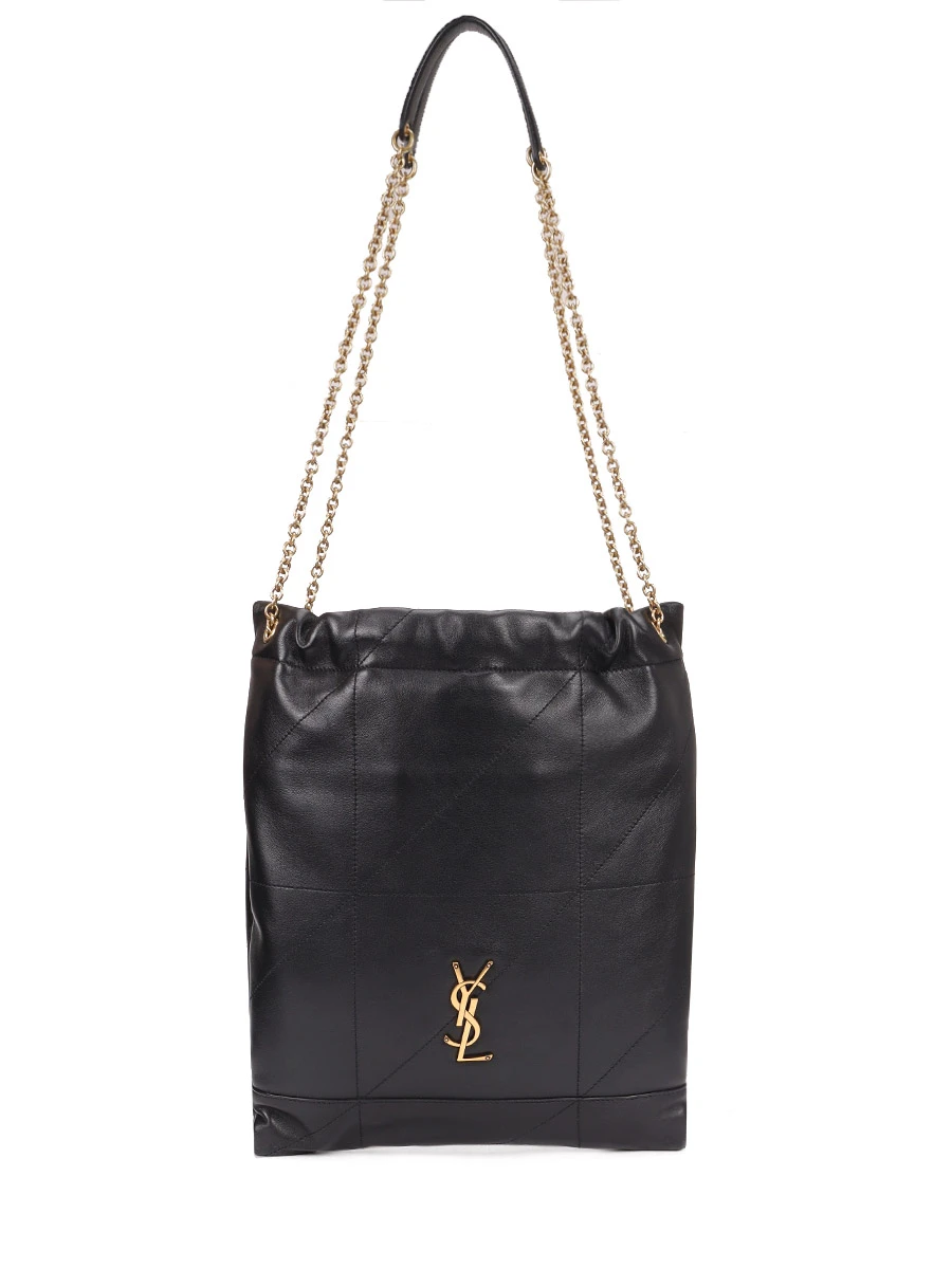 Сумка кожаная Jamie SAINT LAURENT 781666-AAB32-1000 Черный  Фото 2
