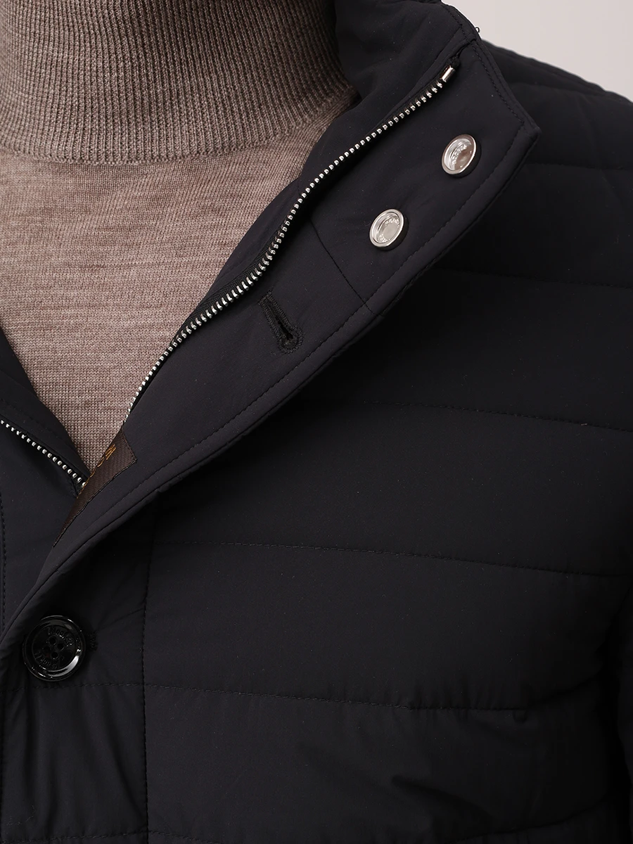 Куртка стеганая MOORER MOUGI101035TEPA013/ALOISIO-AC/NERO Черный  Фото 5