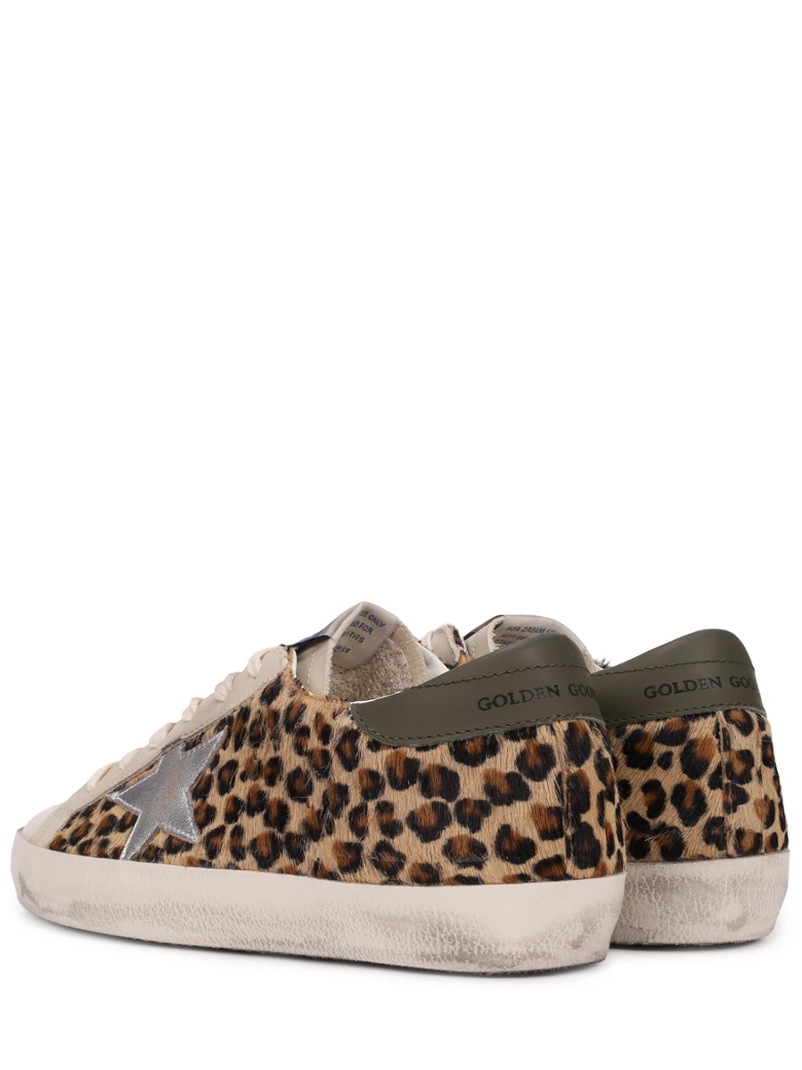 

Кеды кожаные Super Star, Анималистичный принт, GWF00101.F006117.82703