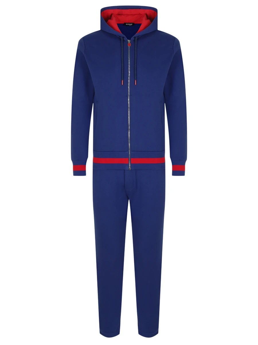 Костюм хлопковый KITON UMJ001702007 Синий 
