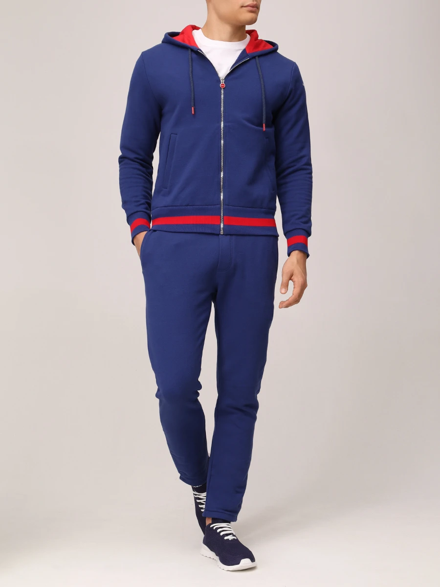 Костюм хлопковый KITON UMJ001702007 Синий  Фото 2
