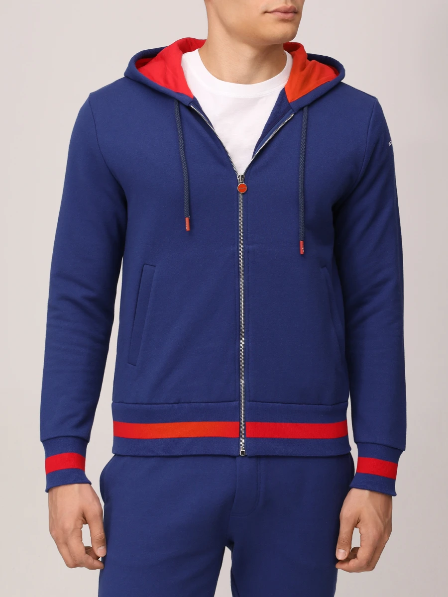 Костюм хлопковый KITON UMJ001702007 Синий  Фото 4
