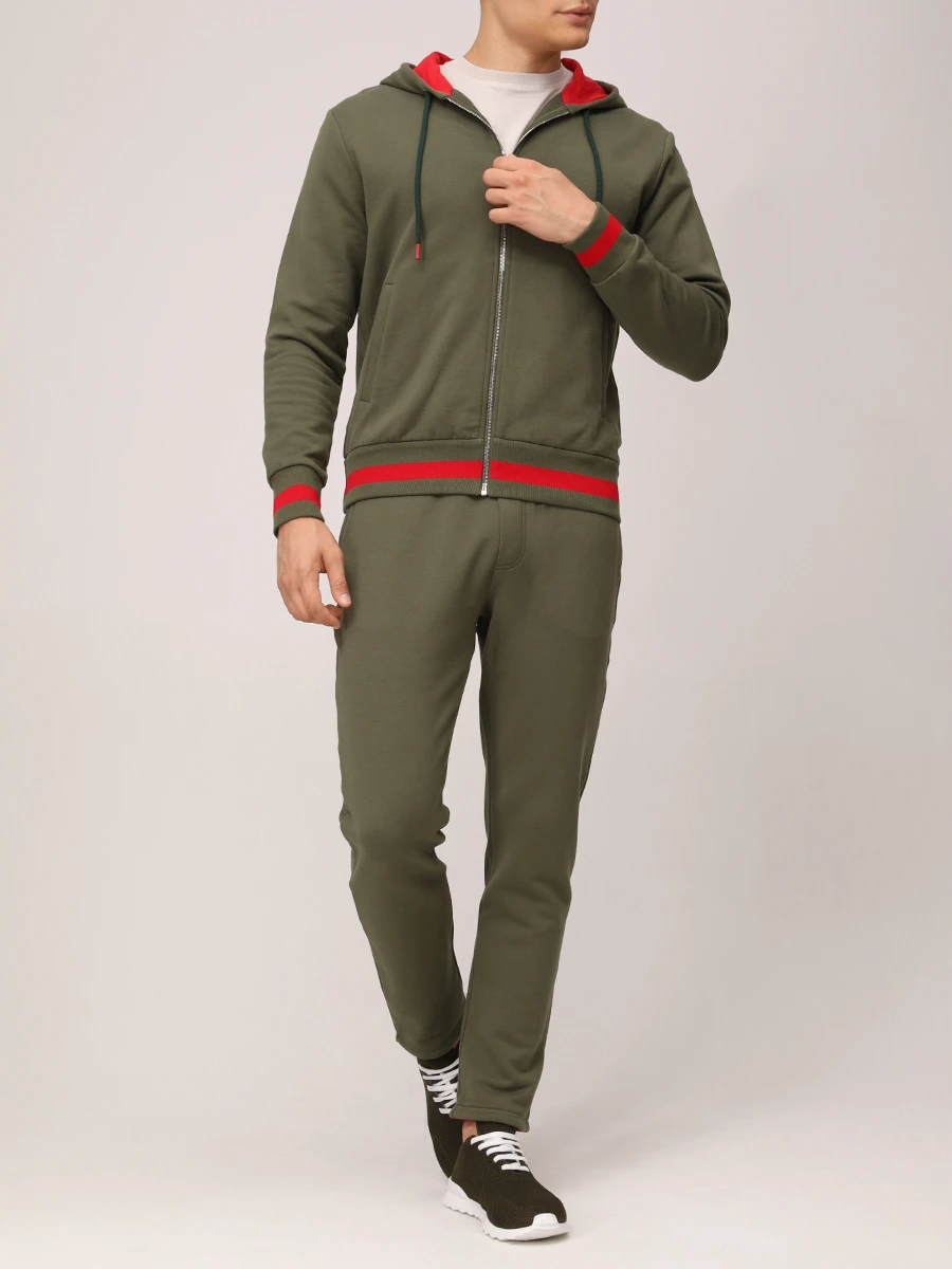 Костюм хлопковый KITON UMJ001706003 Зеленый  Фото 2