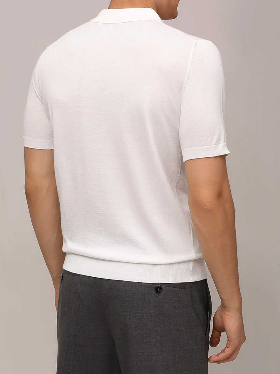 Поло хлопковое RADI PERUGIA P25-102 0125 Белый  Фото 3
