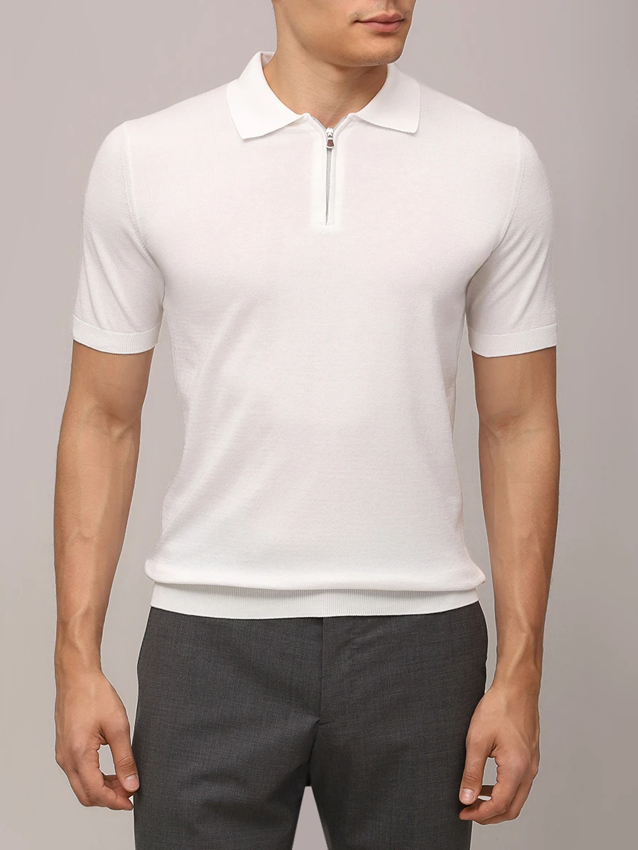 Поло хлопковое RADI PERUGIA P25-102 0125 Белый  Фото 4