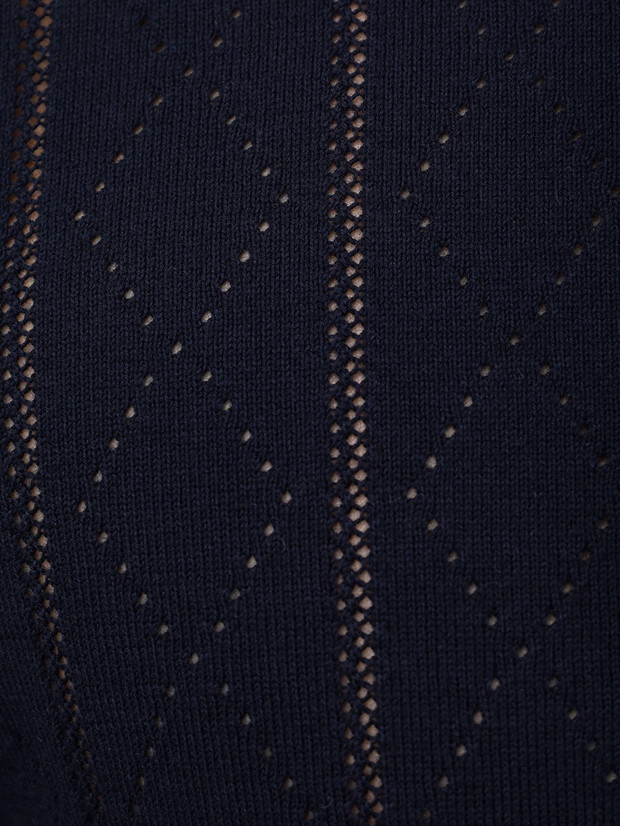 

Поло хлопковое, Синий, M5425-3039 0650 Темно -