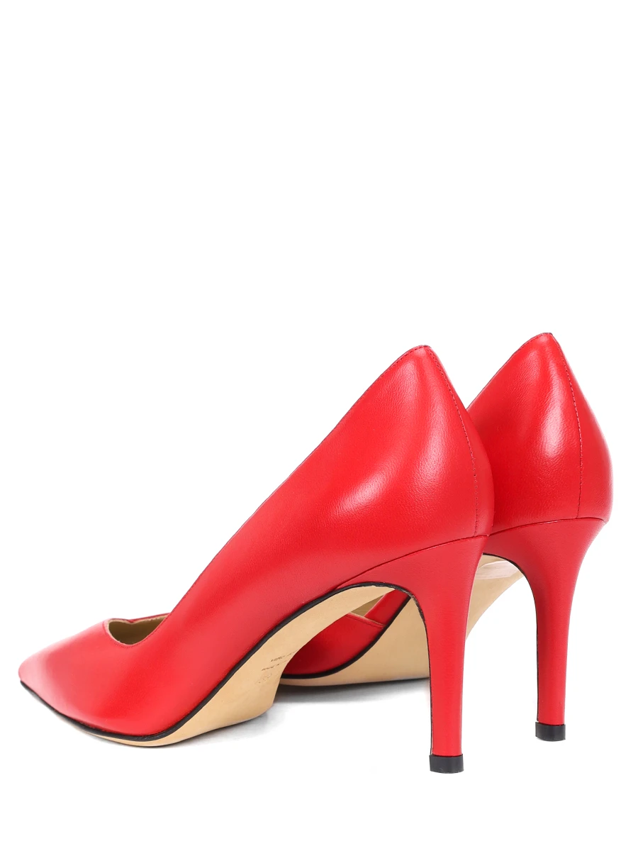 Туфли кожаные KITON D58820K0524F13001 Красный  Фото 4