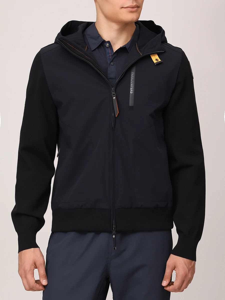Куртка комбинированная PARAJUMPERS 25SMPMHYKT01/541 WILLARD Черный  Фото 4