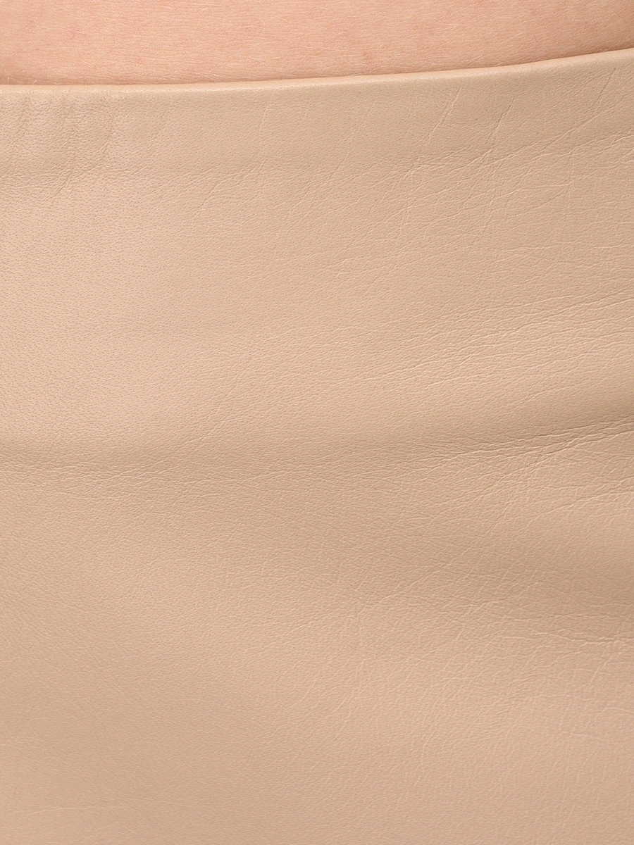 Юбка кожаная KITON D59272K0920F02003 Бежевый  Фото 6