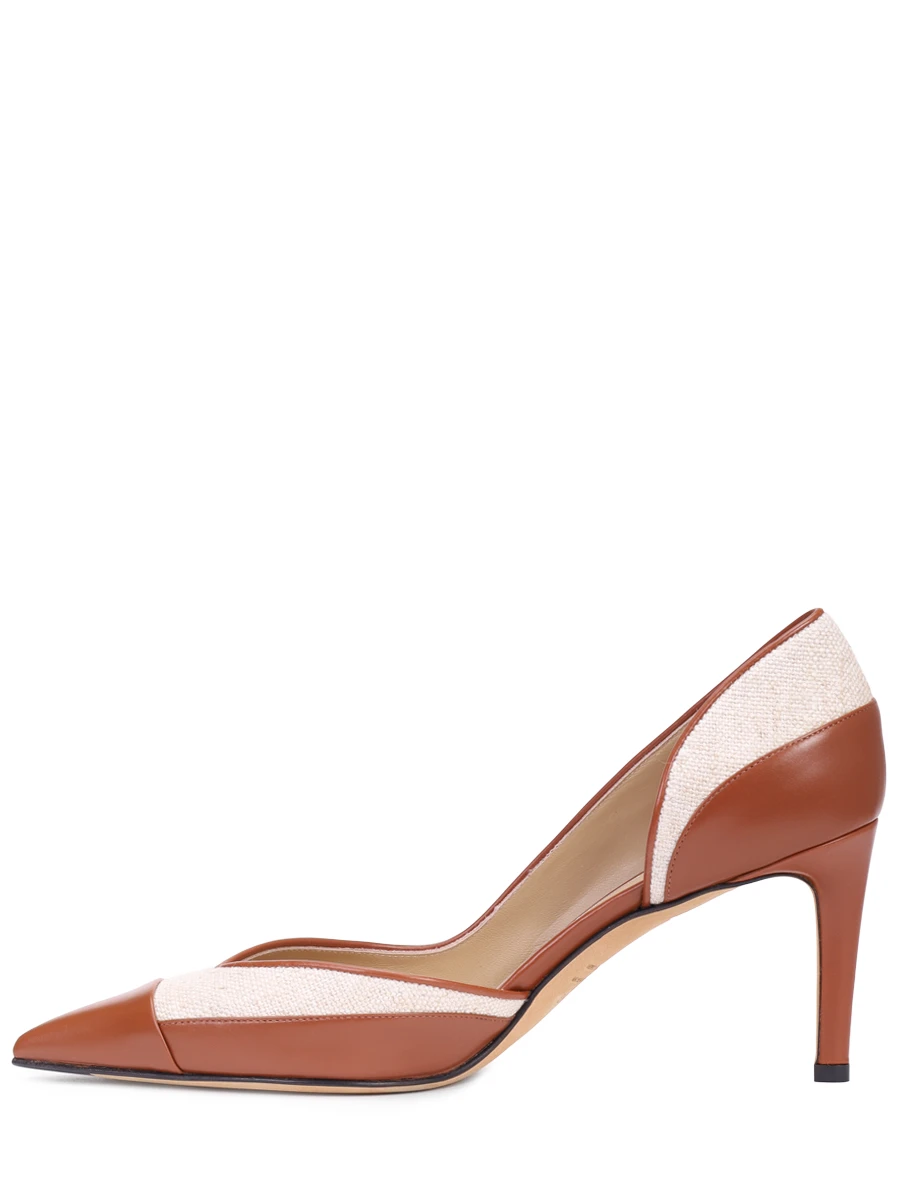 Туфли комбинированные KITON D58829K0910F02004 Бежевый  Фото 3