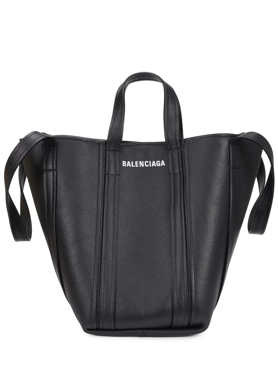 Сумка кожаная Everyday North South BALENCIAGA 67279115YUN 1090 Черный 