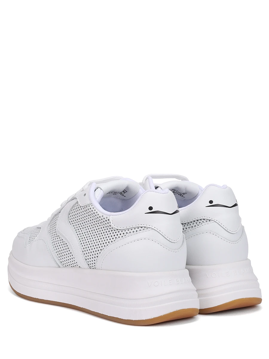 Кроссовки кожаные VOILE BLANCHE 0N01-001-2019065-01 Белый  Фото 4