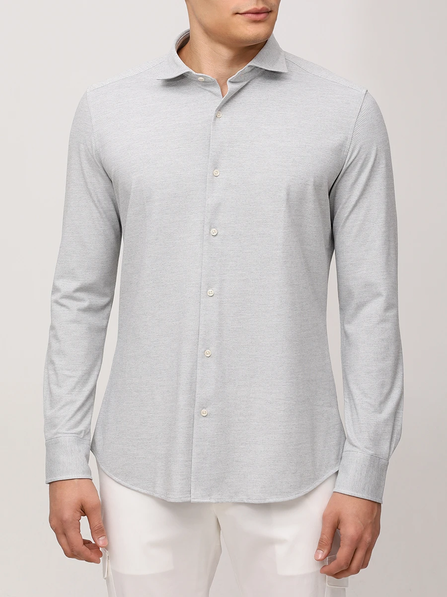 Рубашка Slim Fit PAUL TAYLOR PT7CA A008 500 Серый  Фото 4