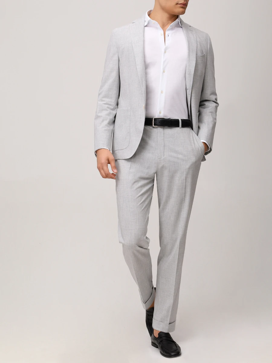 Рубашка Slim Fit хлопковая PAUL TAYLOR PT7CA A036 001 Белый  Фото 2