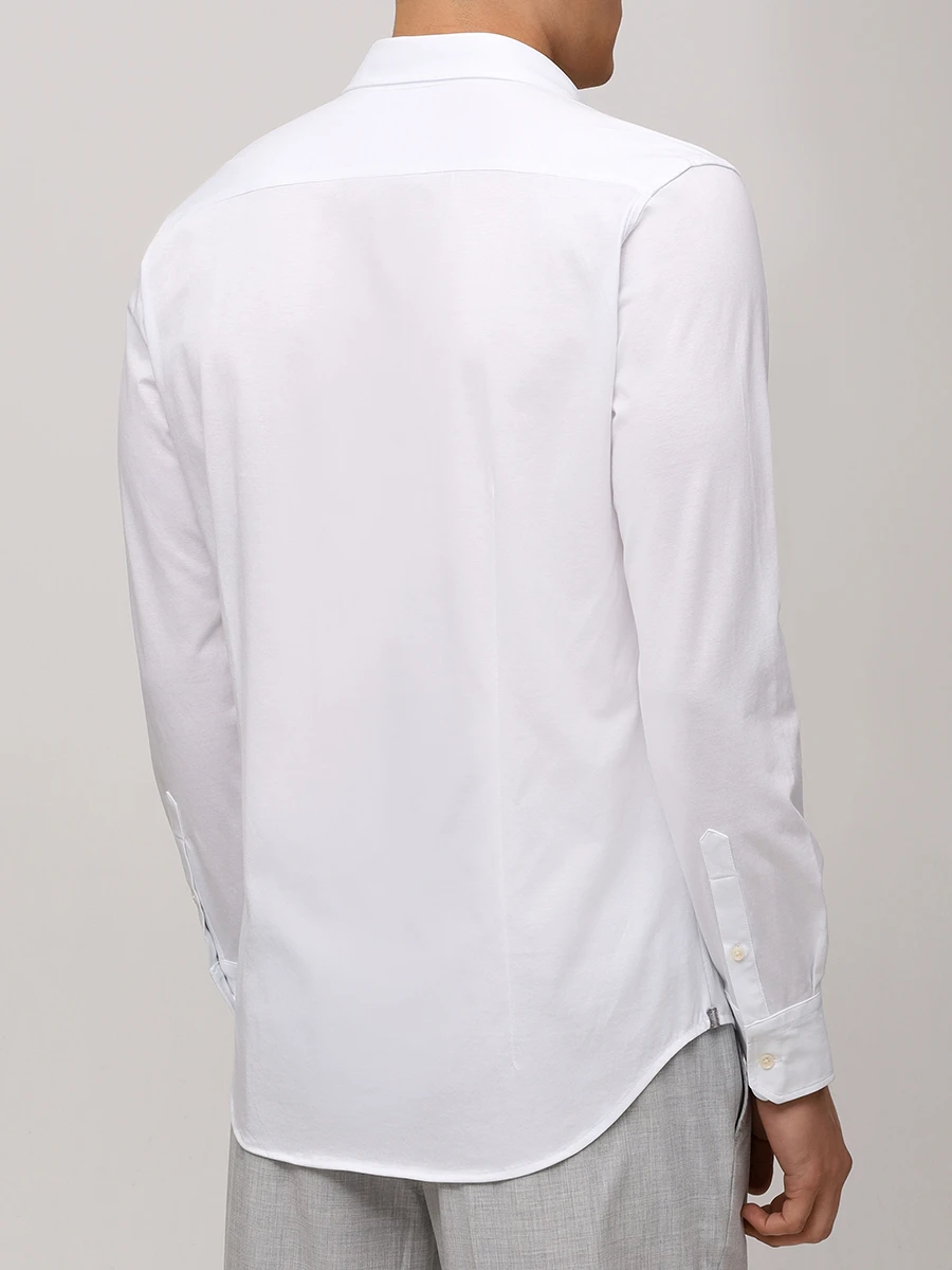 Рубашка Slim Fit хлопковая PAUL TAYLOR PT7CA A036 001 Белый  Фото 3