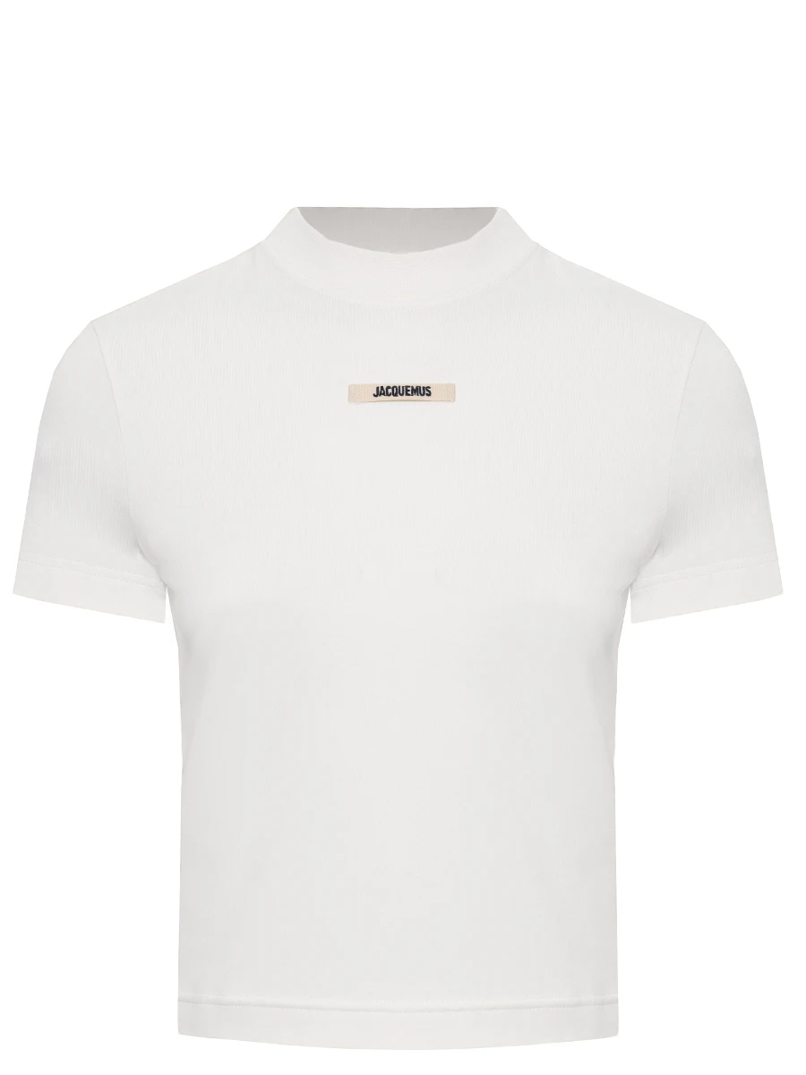 Футболка хлопковая JACQUEMUS 241JS1332031 100 Белый 