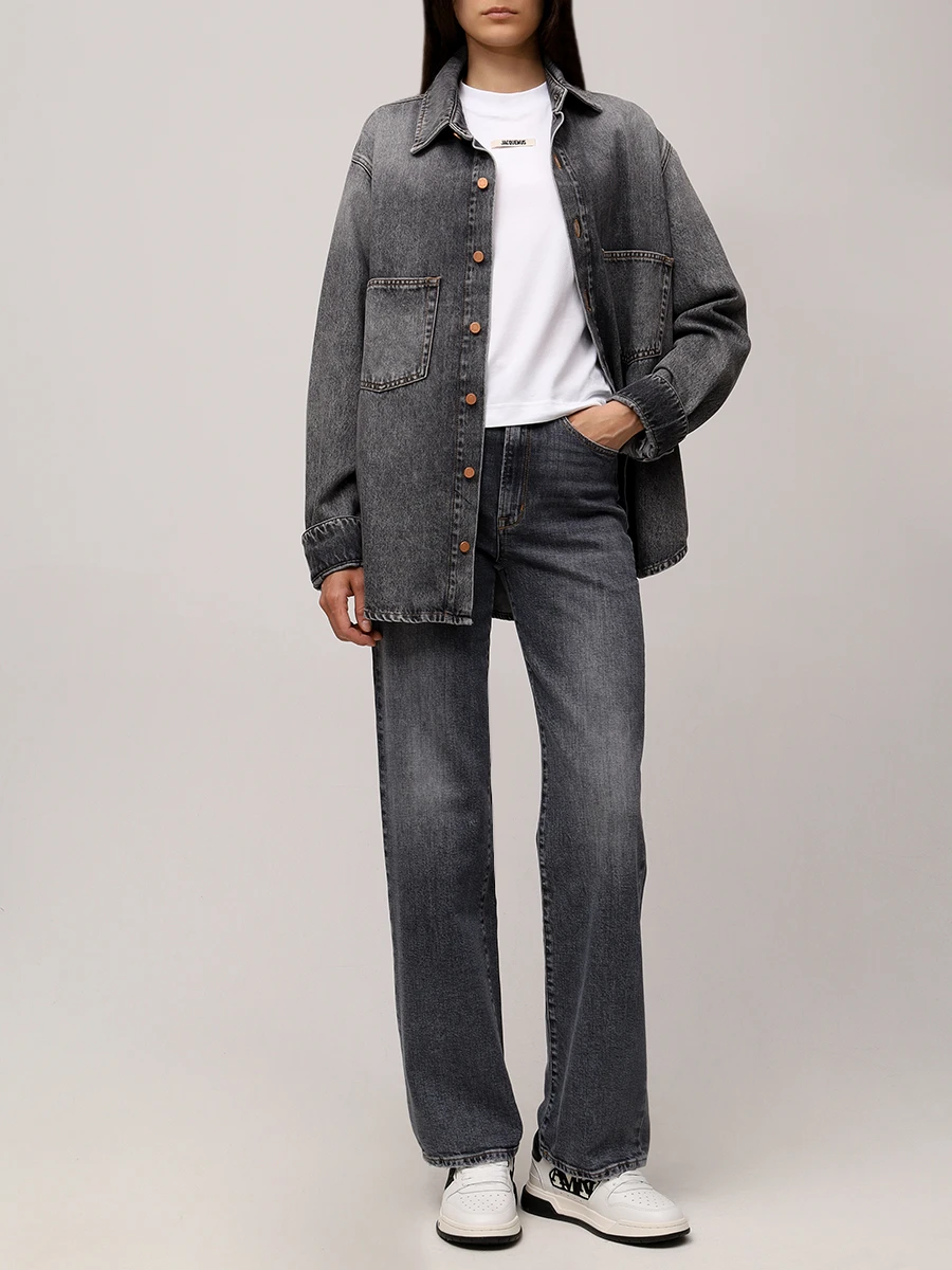 Футболка хлопковая JACQUEMUS 241JS1332031 100 Белый  Фото 3