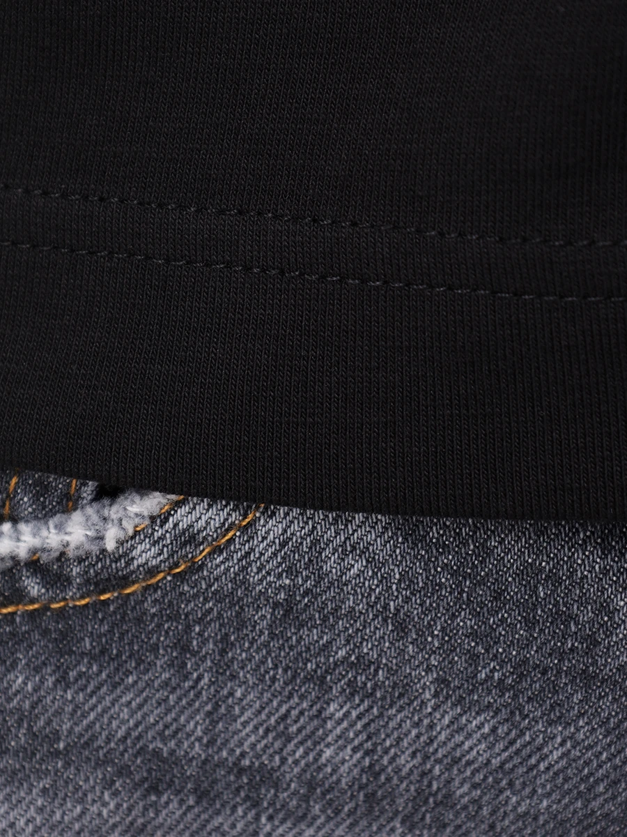 Футболка хлопковая JACQUEMUS 241JS1332031 990 Черный  Фото 6