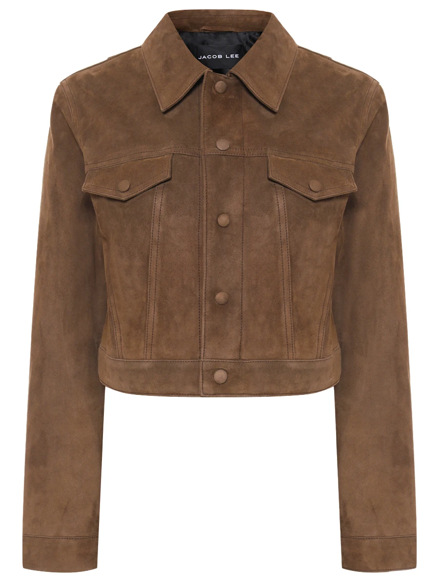 Куртка замшевая JACOB LEE WLJ076SS25DC Коричневый 