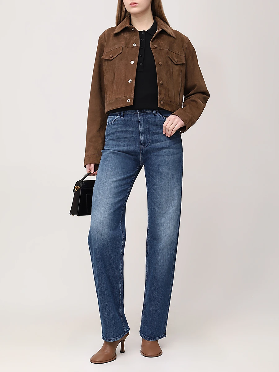 Куртка замшевая JACOB LEE WLJ076SS25DC Коричневый  Фото 2