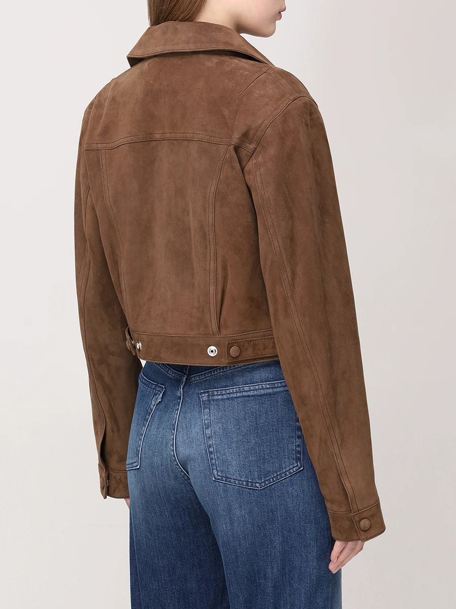 Куртка замшевая JACOB LEE WLJ076SS25DC Коричневый  Фото 3