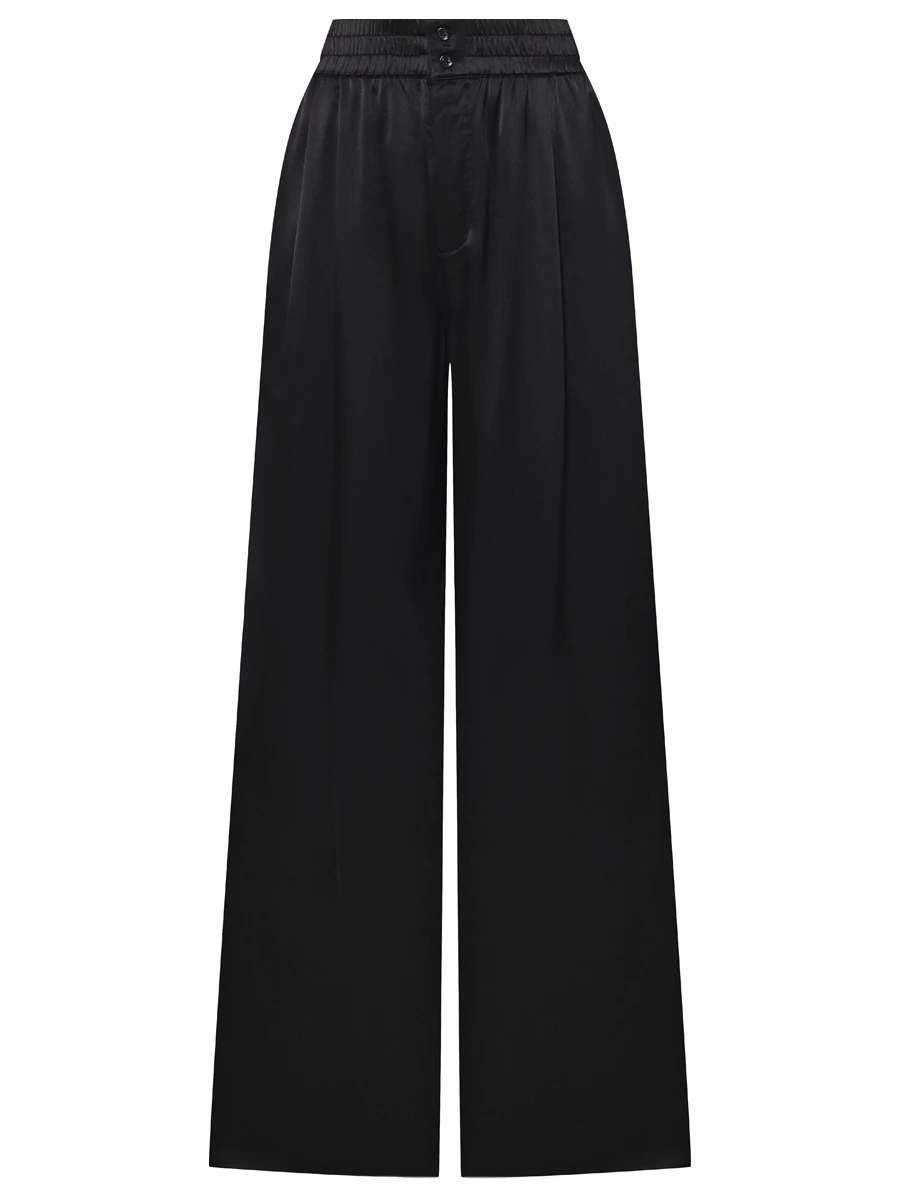 Брюки шелковые JACOB LEE WPS015SS25B Черный 