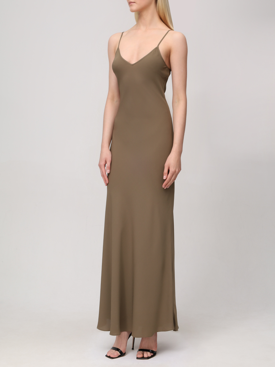 Платье шелковое JACOB LEE WSD0111SS25LO Зеленый  Фото 4