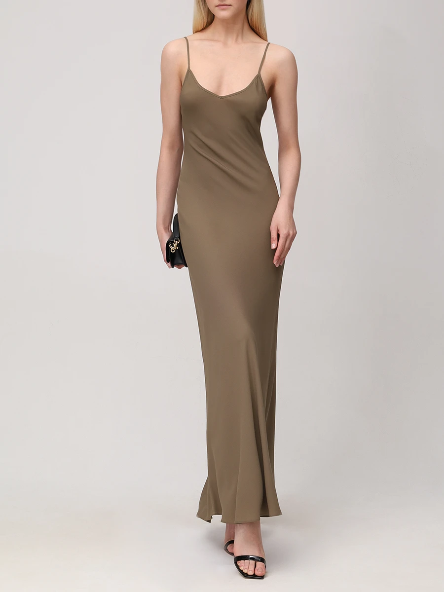 Платье шелковое JACOB LEE WSD0111SS25LO Зеленый  Фото 2