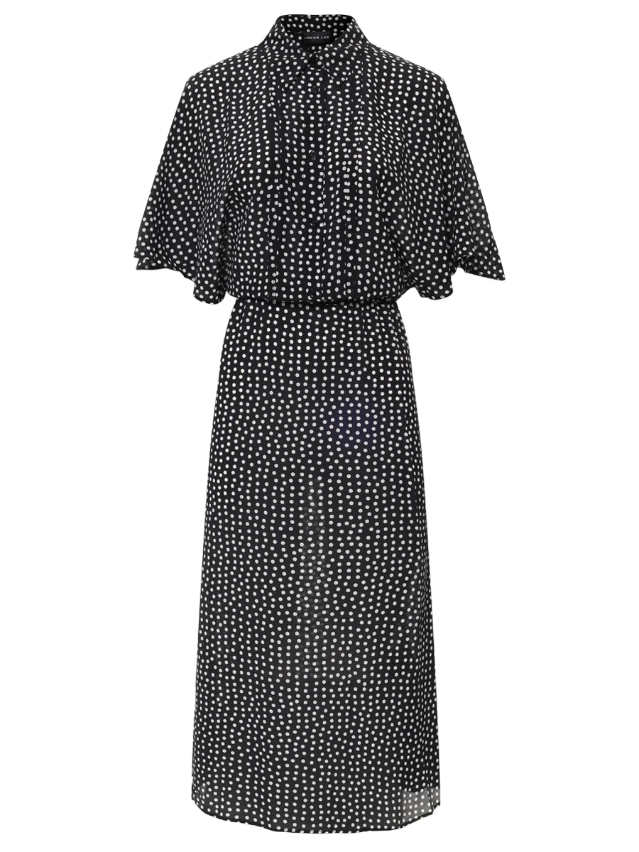 

Платье шелковое, Белый, WDS008SS25BW