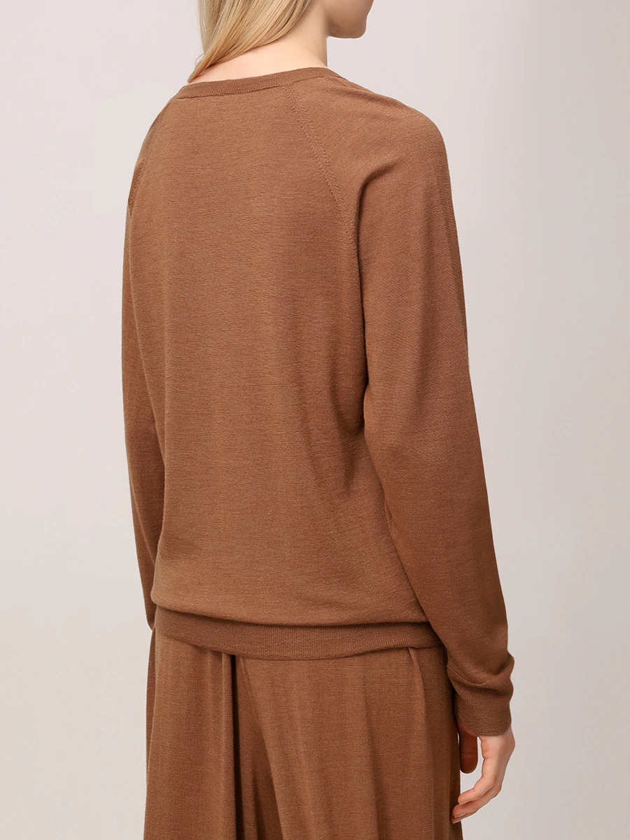 

Пуловер шерстяной, Коричневый, 25SNDKW012 FY092