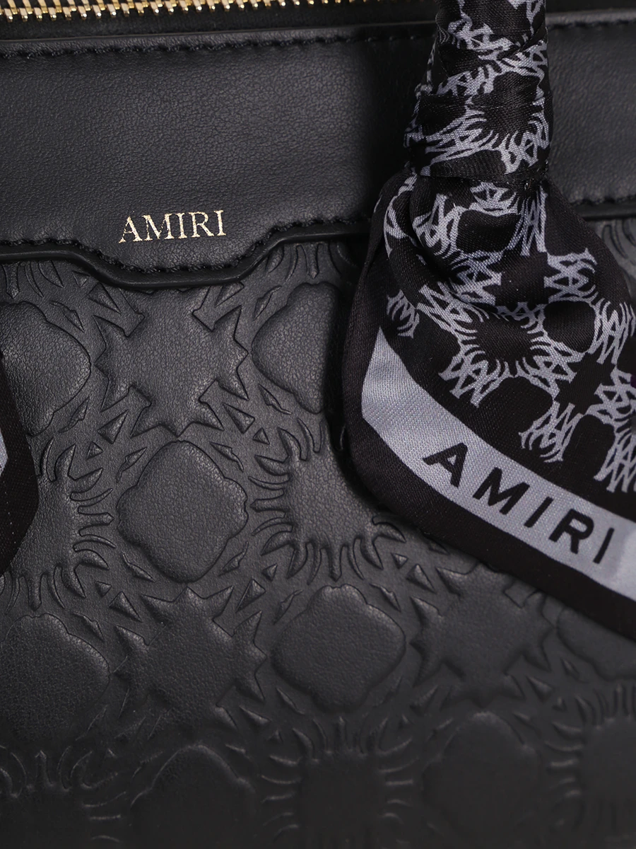Сумка кожаная AMIRI AWBGTH1026 Черный  Фото 6